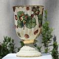 Copa Ornamental Decoupage Botanico